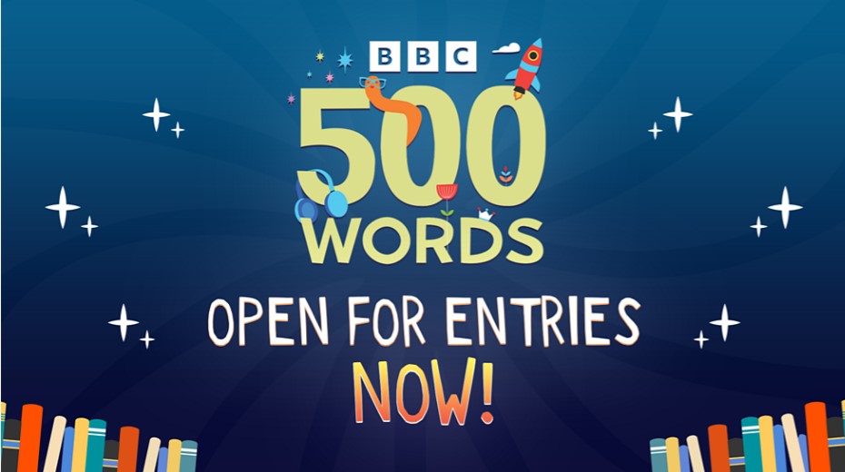 500 words logo